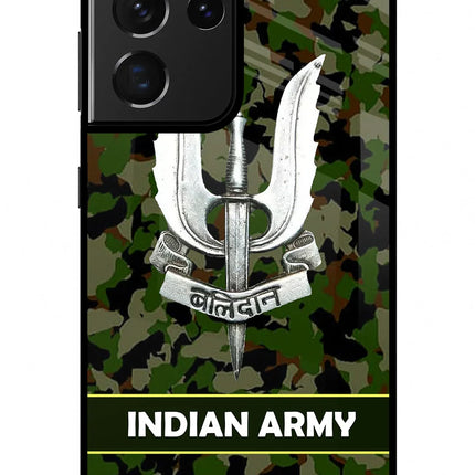 Balidan Indian Logo Samsung S21 Ultra Glass Case