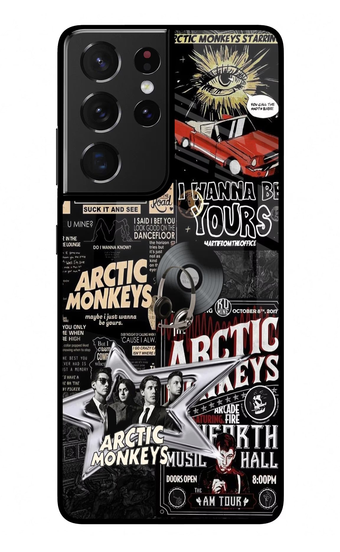 Arctic Monkeys Samsung S21 Ultra Glass Case Back Cover by Casekaro