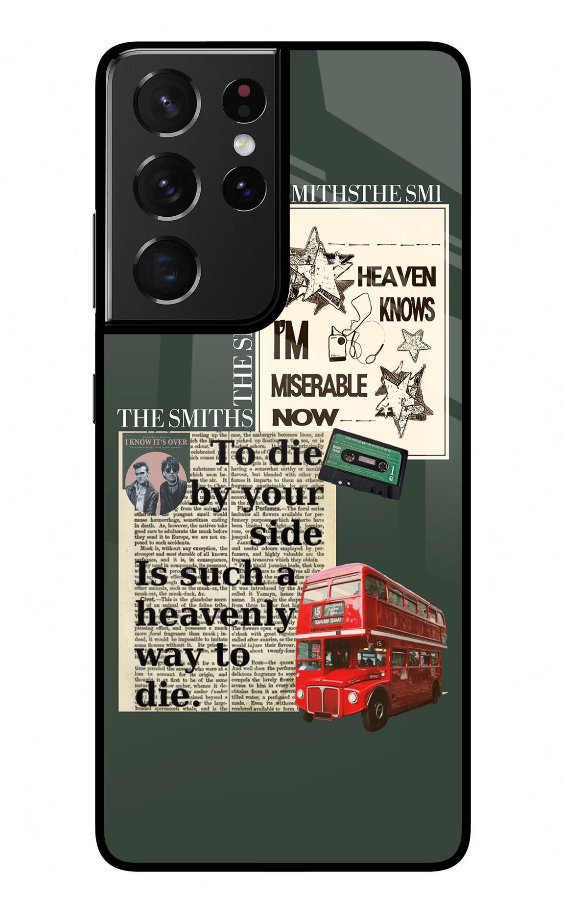 The Smiths Samsung S21 Ultra Glass Case Back Cover by Casekaro