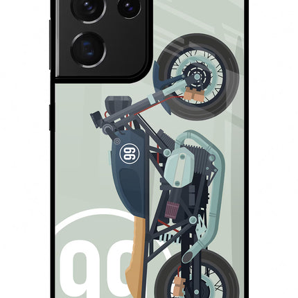 Classic Cafe Racer 99 Samsung S21 Ultra Glass Case