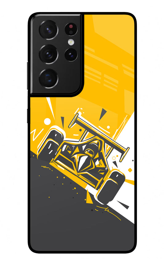 Track King Samsung S21 Ultra Glass Case