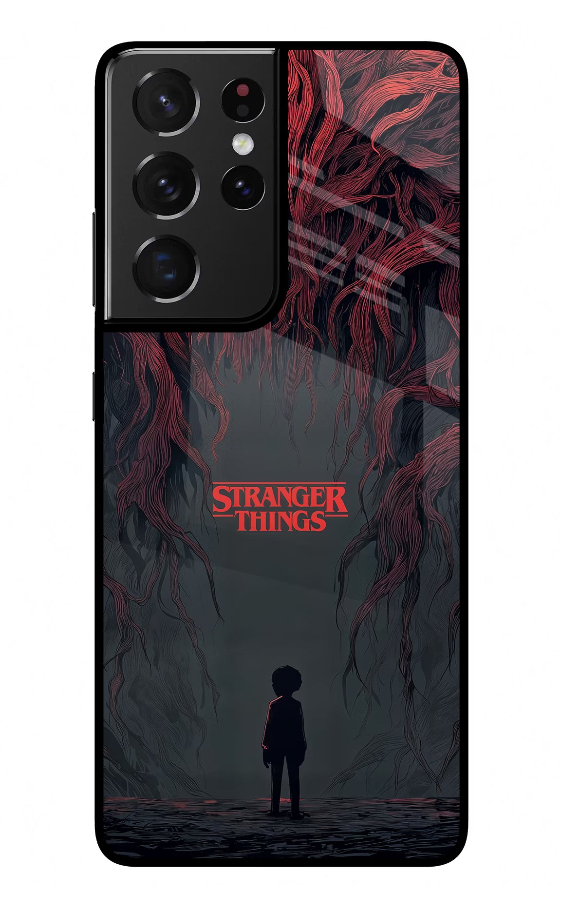 Ordinary Things Dark Side Samsung S21 Ultra Glass Case Back Cover by Casekaro