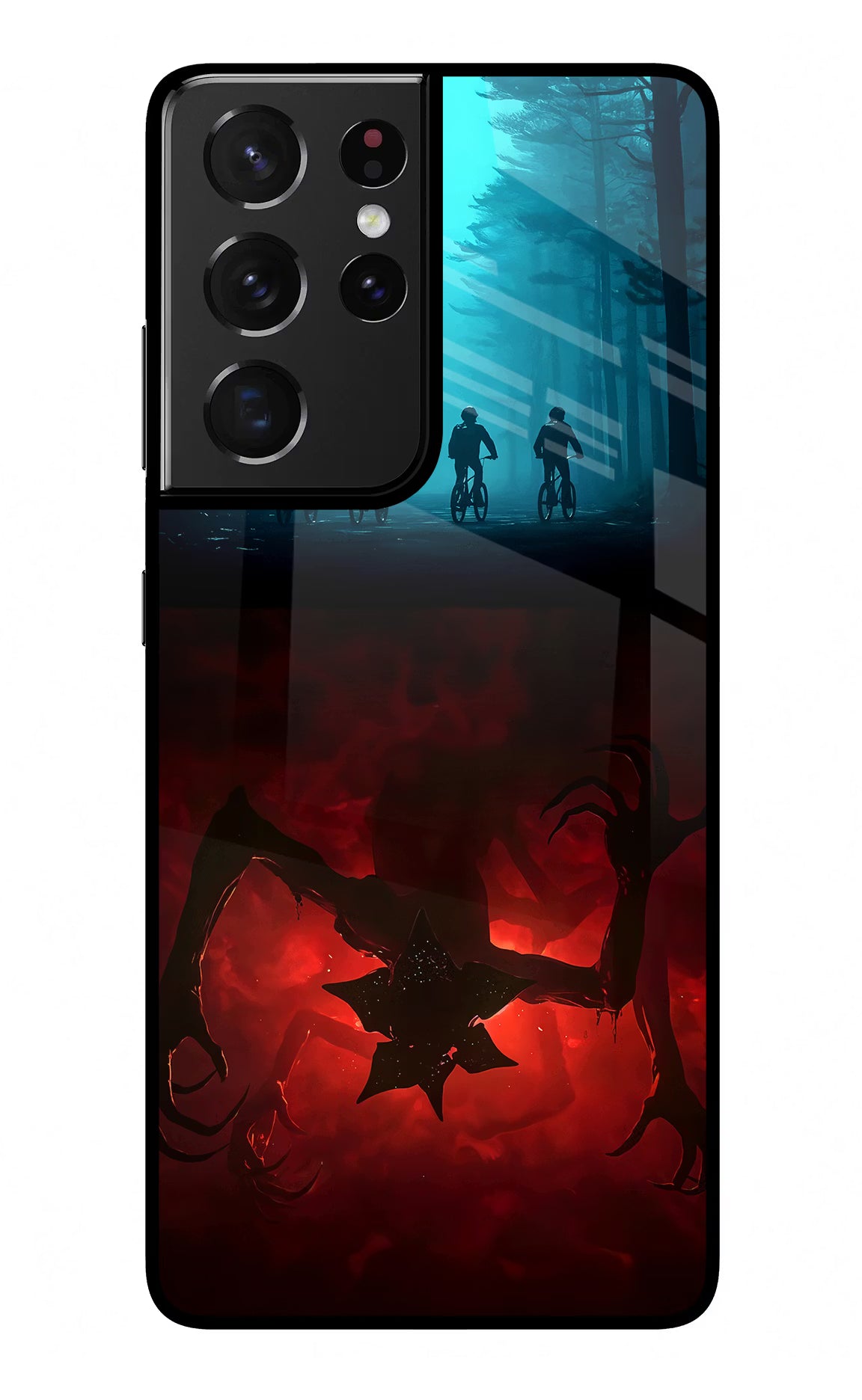 Ordinary Things Downside Up Samsung S21 Ultra Glass Case Back Cover by Casekaro