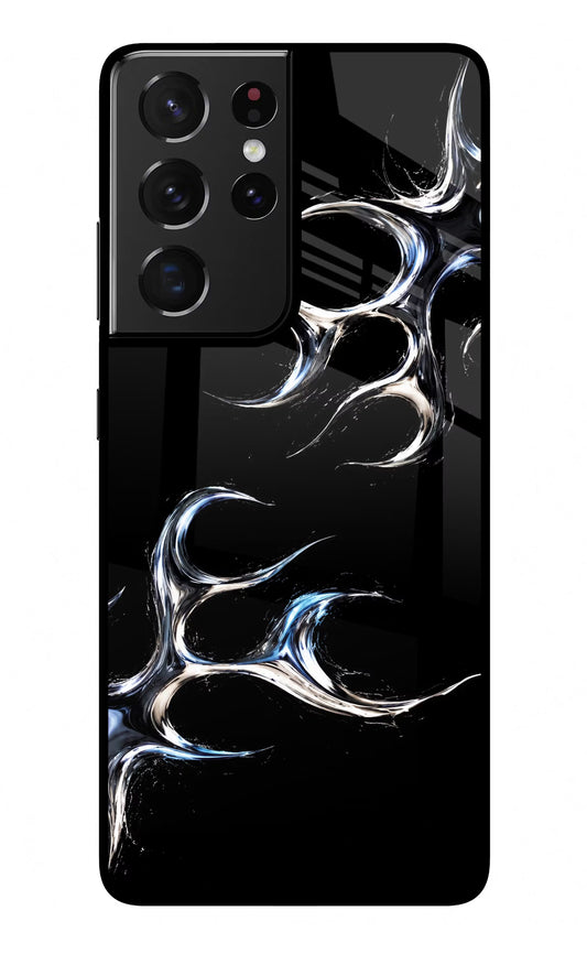 Chrome Tribal Samsung S21 Ultra Glass Case