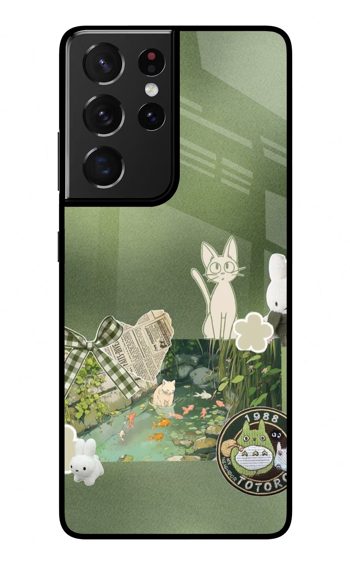 Aesthetic anime Samsung S21 Ultra Glass Case
