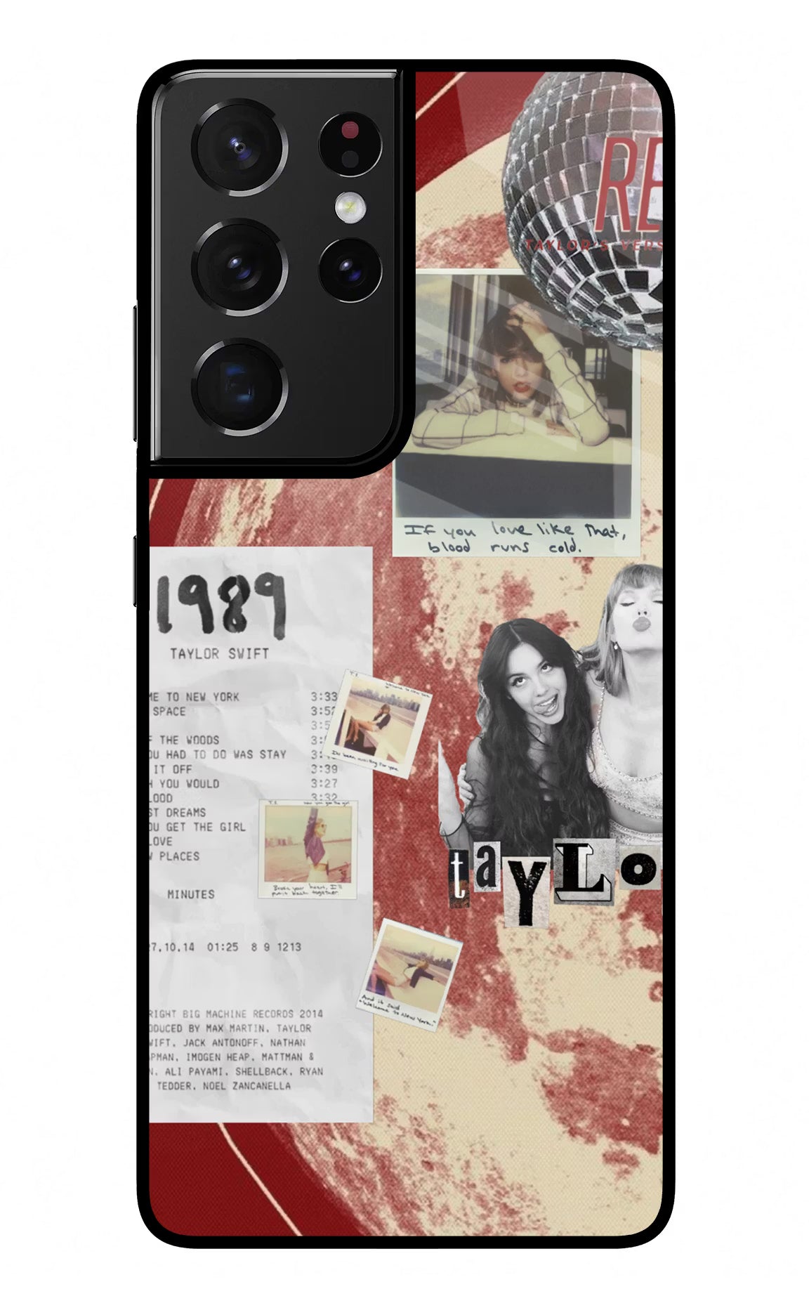 Taylor Swift Samsung S21 Ultra Glass Case