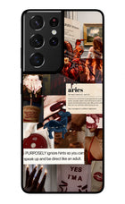 Zodiac Aries Samsung S21 Ultra Glass Case