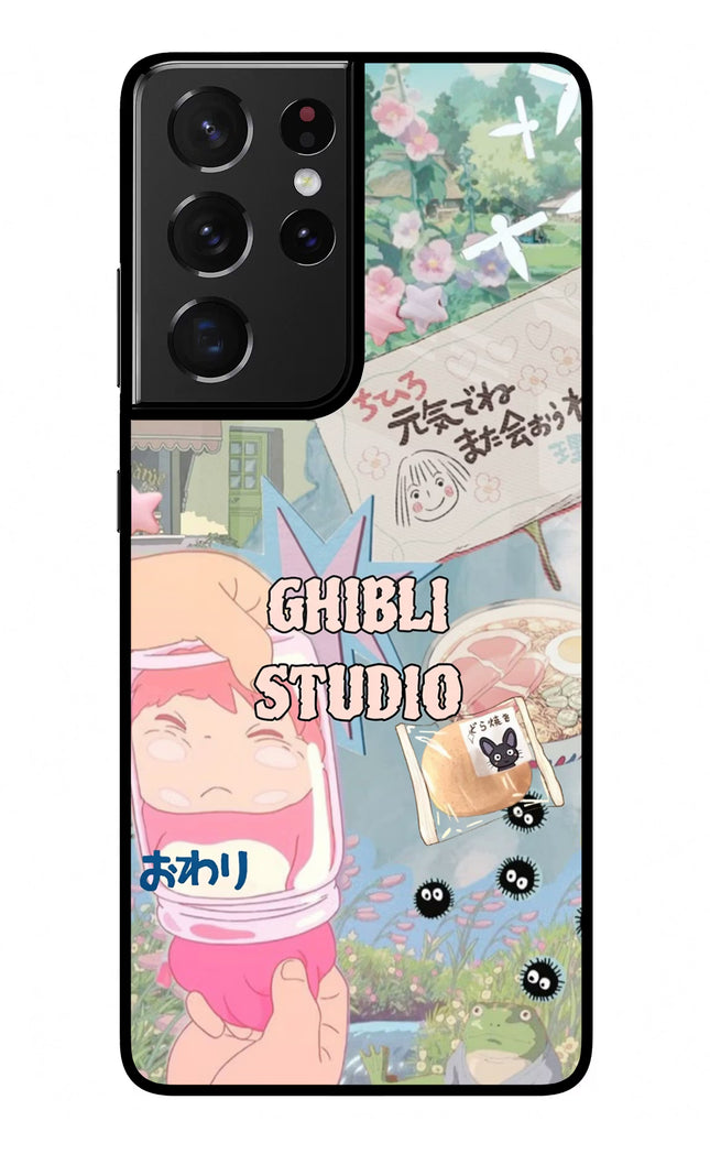 Studio Ghibli Samsung S21 Ultra Glass Case