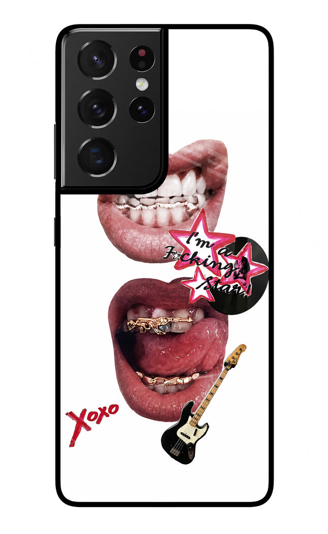 Rockstar Samsung S21 Ultra Glass Case