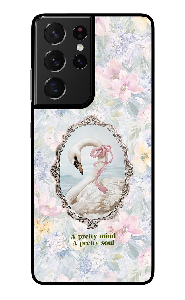Pretty Mind Pretty Soul Samsung S21 Ultra Glass Case