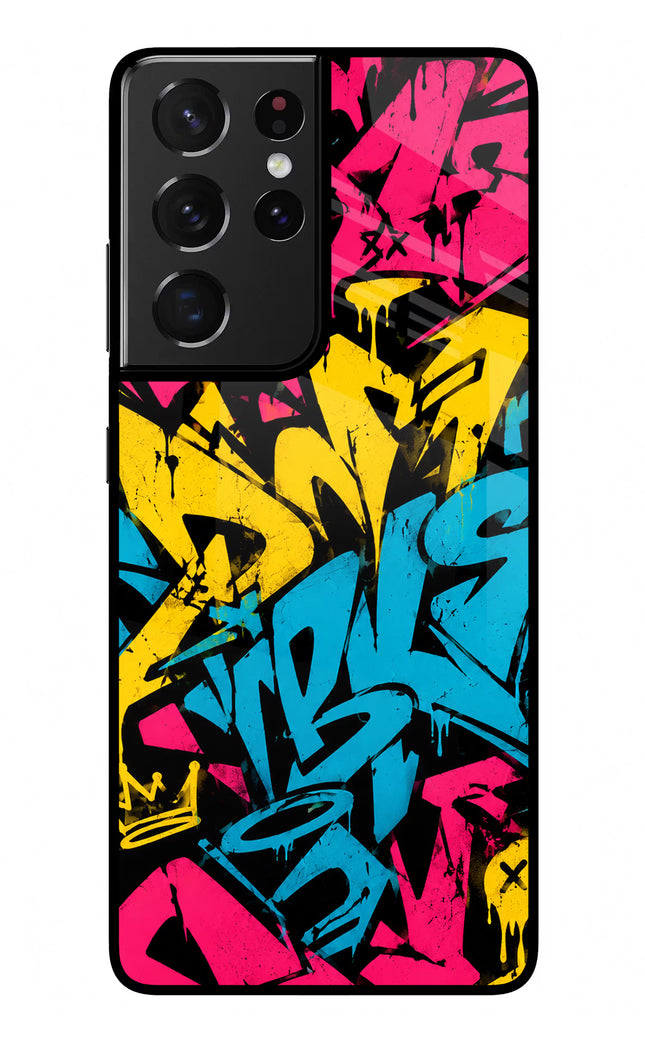 Graffiti Vibe Samsung S21 Ultra Glass Case