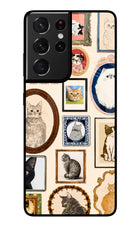 Mirror Cats Samsung S21 Ultra Glass Case