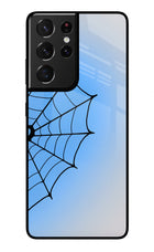 Blue Web Samsung S21 Ultra Glass Case