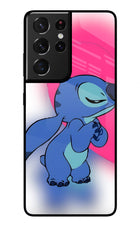 Stitch Hug Samsung S21 Ultra Glass Case