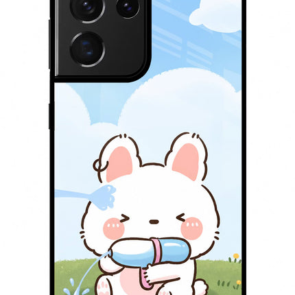 Bunny Treat Samsung S21 Ultra Glass Case