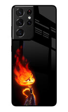 Ember Flame Samsung S21 Ultra Glass Case