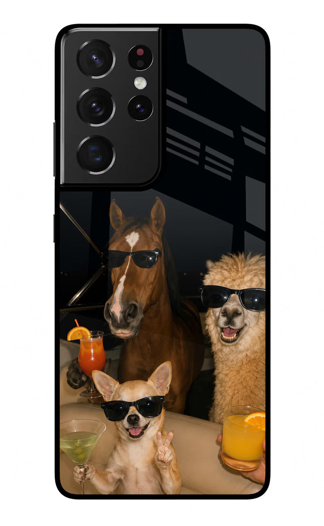 Party Squad Samsung S21 Ultra Glass Case