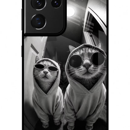 Hood Cats Samsung S21 Ultra Glass Case