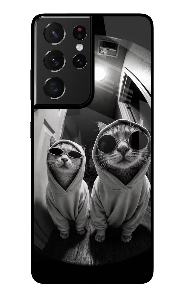 Hood Cats Samsung S21 Ultra Glass Case