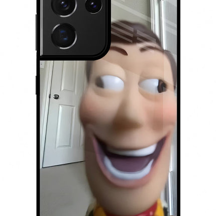 Side Eye Woody Samsung S21 Ultra Glass Case