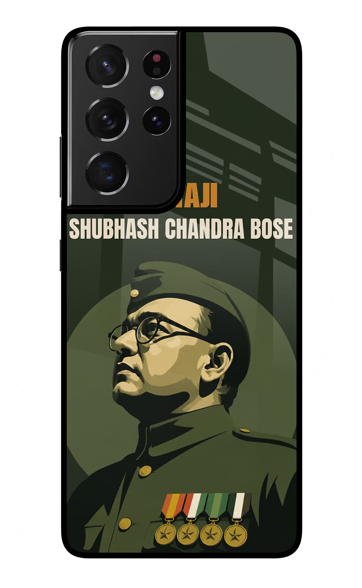 Netaji Legacy Samsung S21 Ultra Glass Case