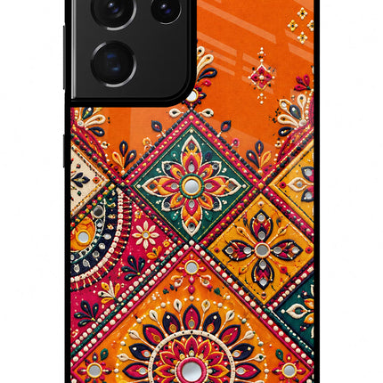 Kutch Glow Samsung S21 Ultra Glass Case