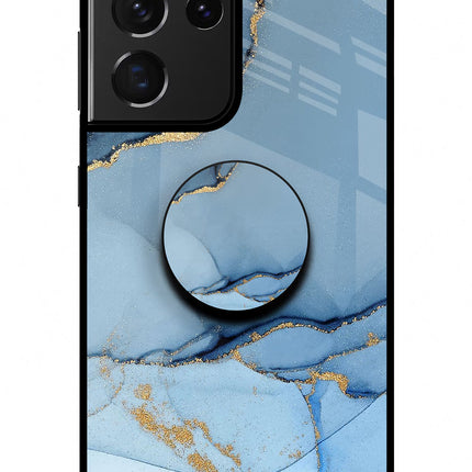 Blue Marble Samsung S21 Ultra Glass Case