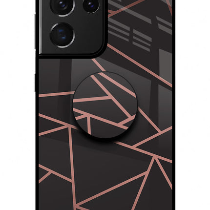 Geometric Pattern Samsung S21 Ultra Pop Case by Casekaro