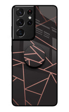 Geometric Pattern Samsung S21 Ultra Glass Case