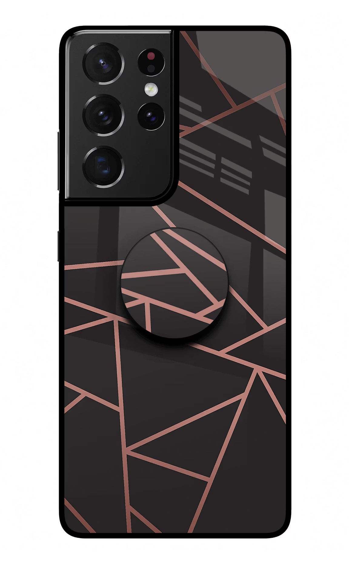 Geometric Pattern Samsung S21 Ultra Glass Case