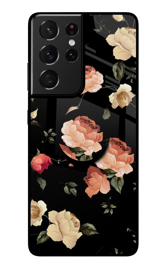 Flowers Samsung S21 Ultra Glass Case