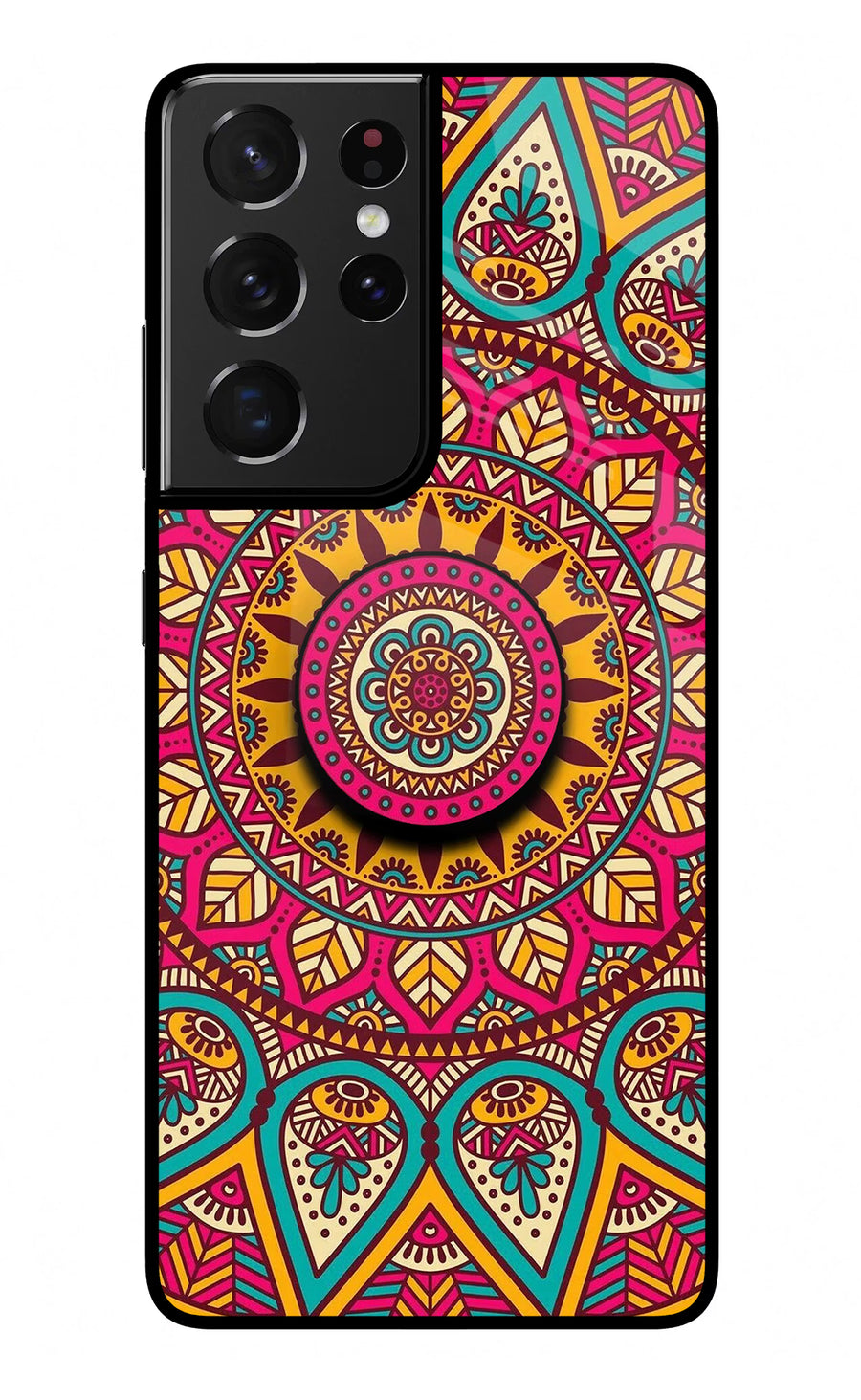 Mandala Samsung S21 Ultra Pop Case, Glass case