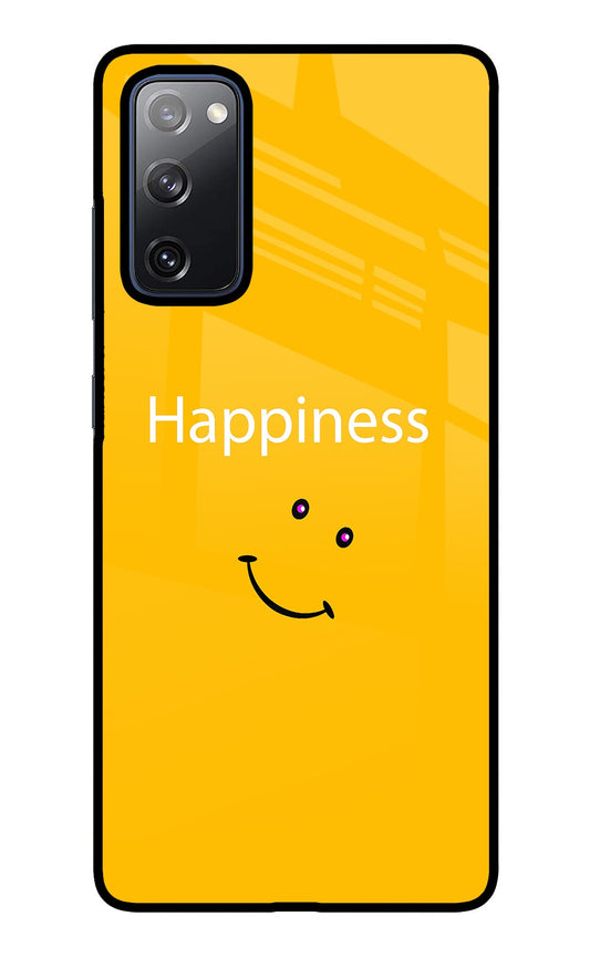 Happiness With Smiley Samsung S20 FE Glass Case