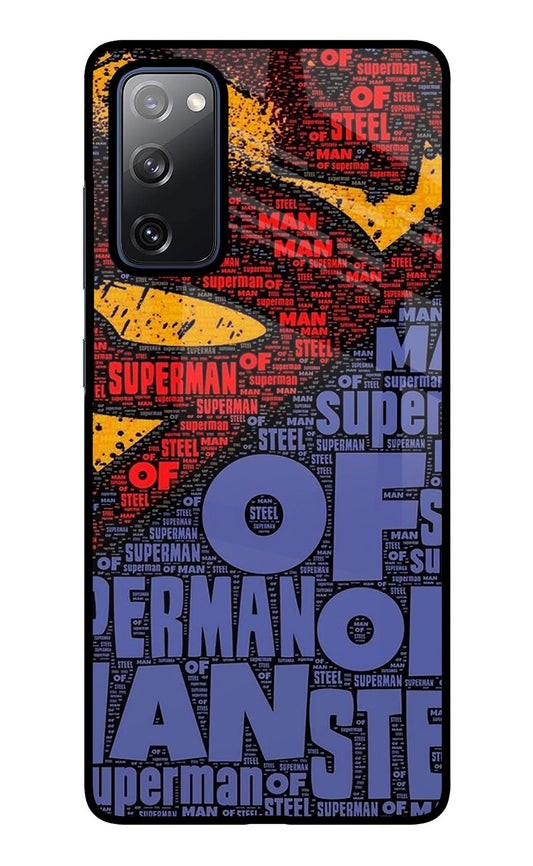 Superman Samsung S20 FE Glass Case
