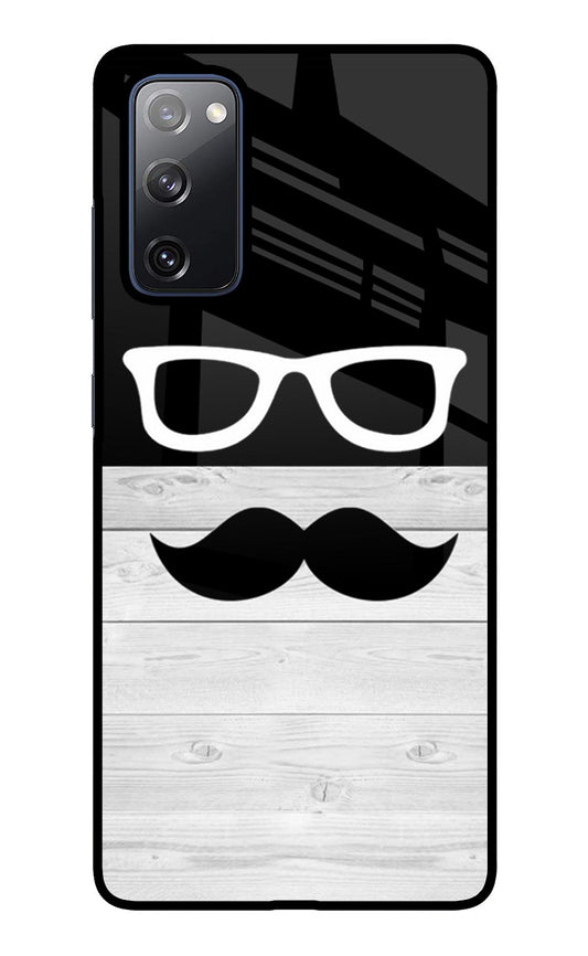 Mustache Samsung S20 FE Glass Case