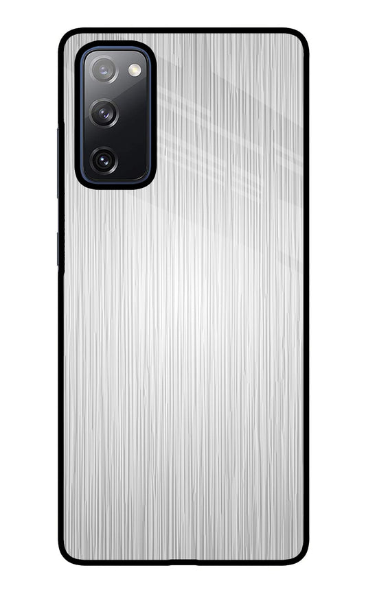 Wooden Grey Texture Samsung S20 FE Glass Case