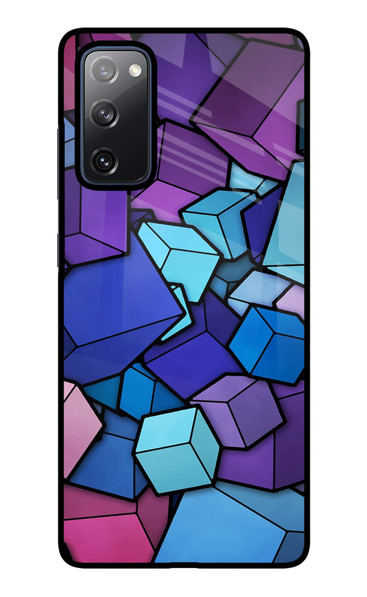 Cubic Abstract Samsung S20 FE Glass Case