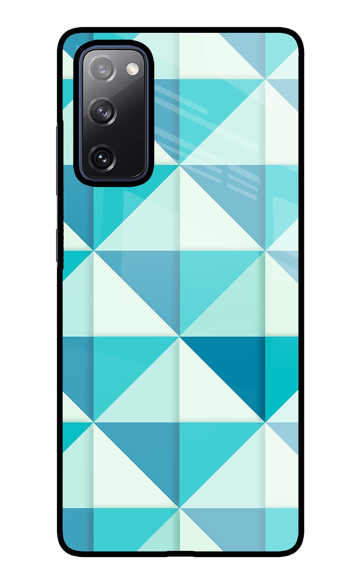 Abstract Samsung S20 FE Glass Case Back Cover by Casekaro