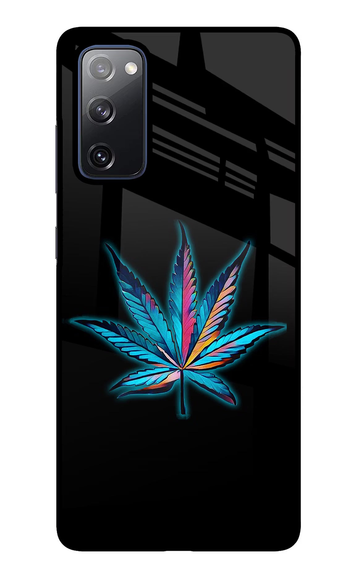 Weed Samsung S20 FE Glass Case Back Cover by Casekaro