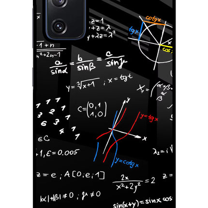 Mathematics Formula Samsung S20 FE Glass Case