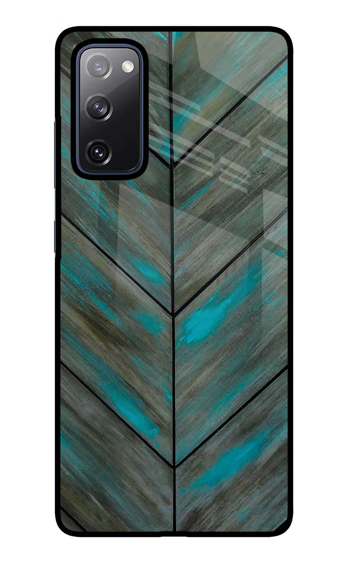 Pattern Samsung S20 FE Glass Case Back Cover by Casekaro