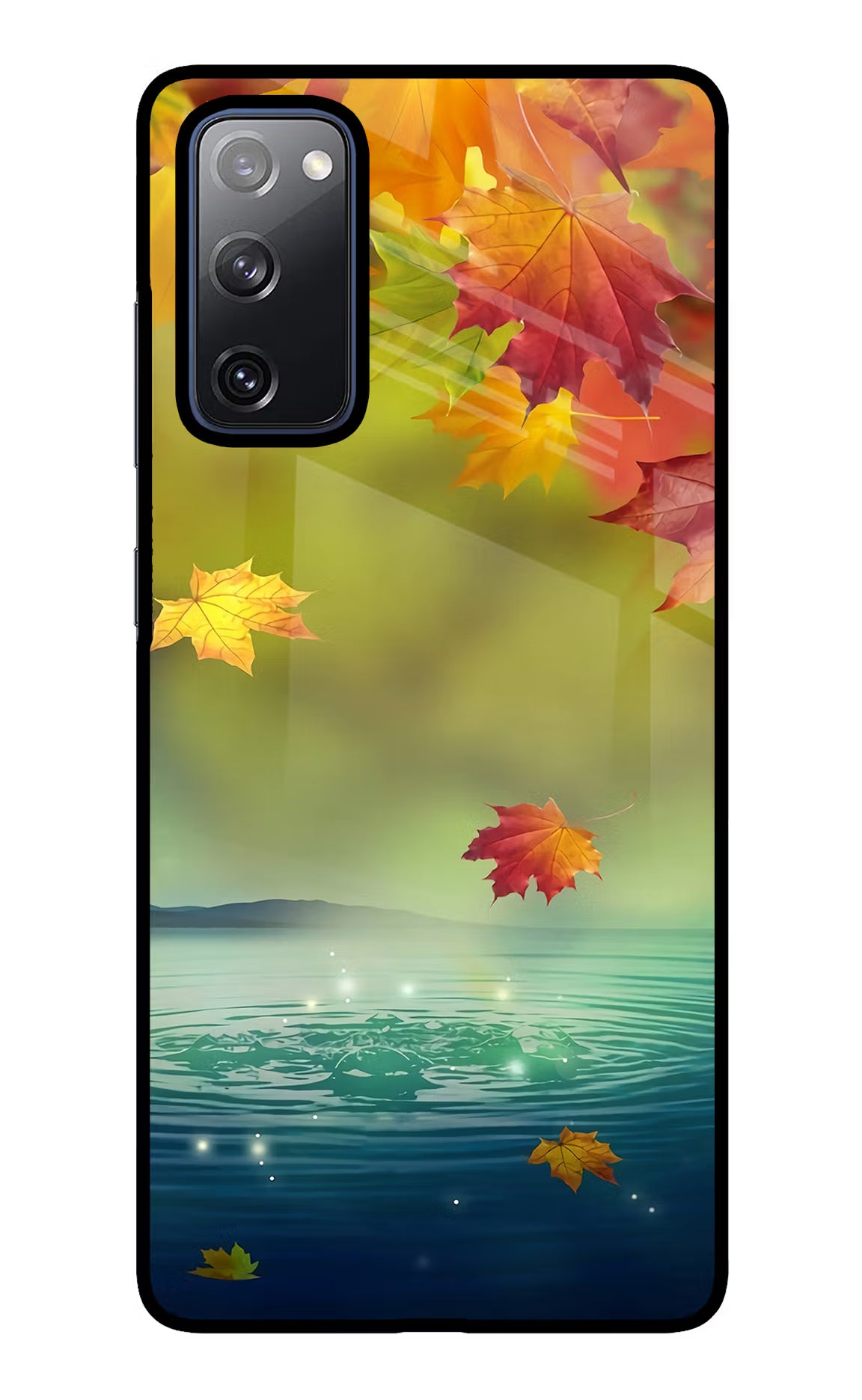 Flowers Samsung S20 FE Glass Case Back Cover by Casekaro