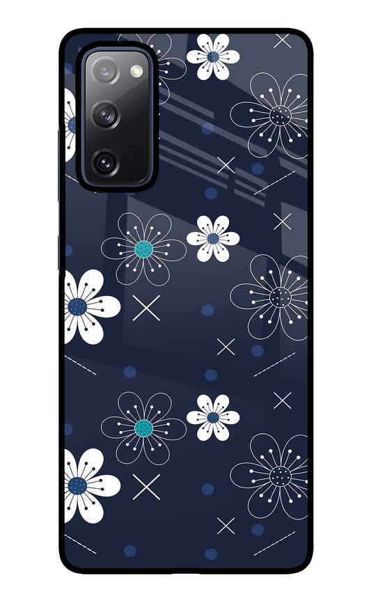 Flowers Samsung S20 FE Glass Case
