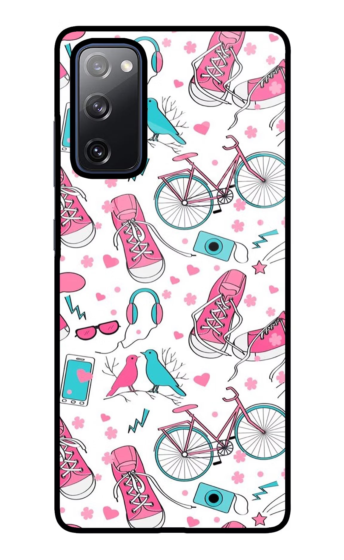 Artwork Samsung S20 FE Glass Case Back Cover by Casekaro