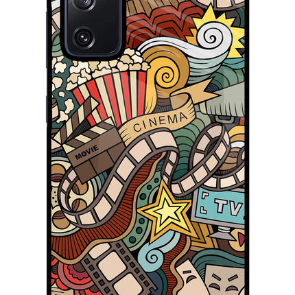 Cinema Abstract Samsung S20 FE Glass Case