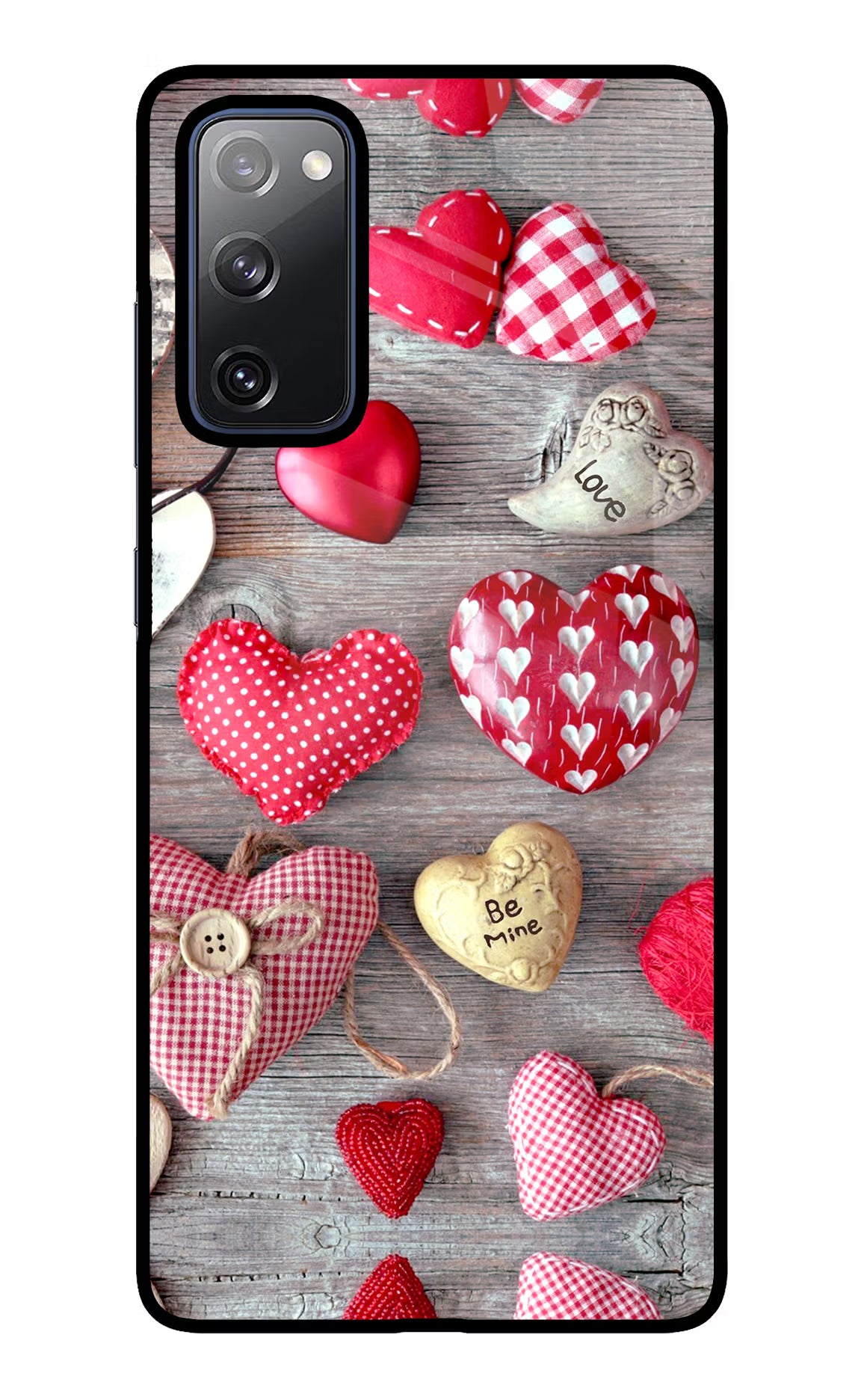Love Wallpaper Samsung S20 FE Glass Case Back Cover by Casekaro