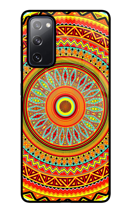 Mandala Pattern Samsung S20 FE Glass Case