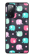 Elephants Samsung S20 FE Glass Case