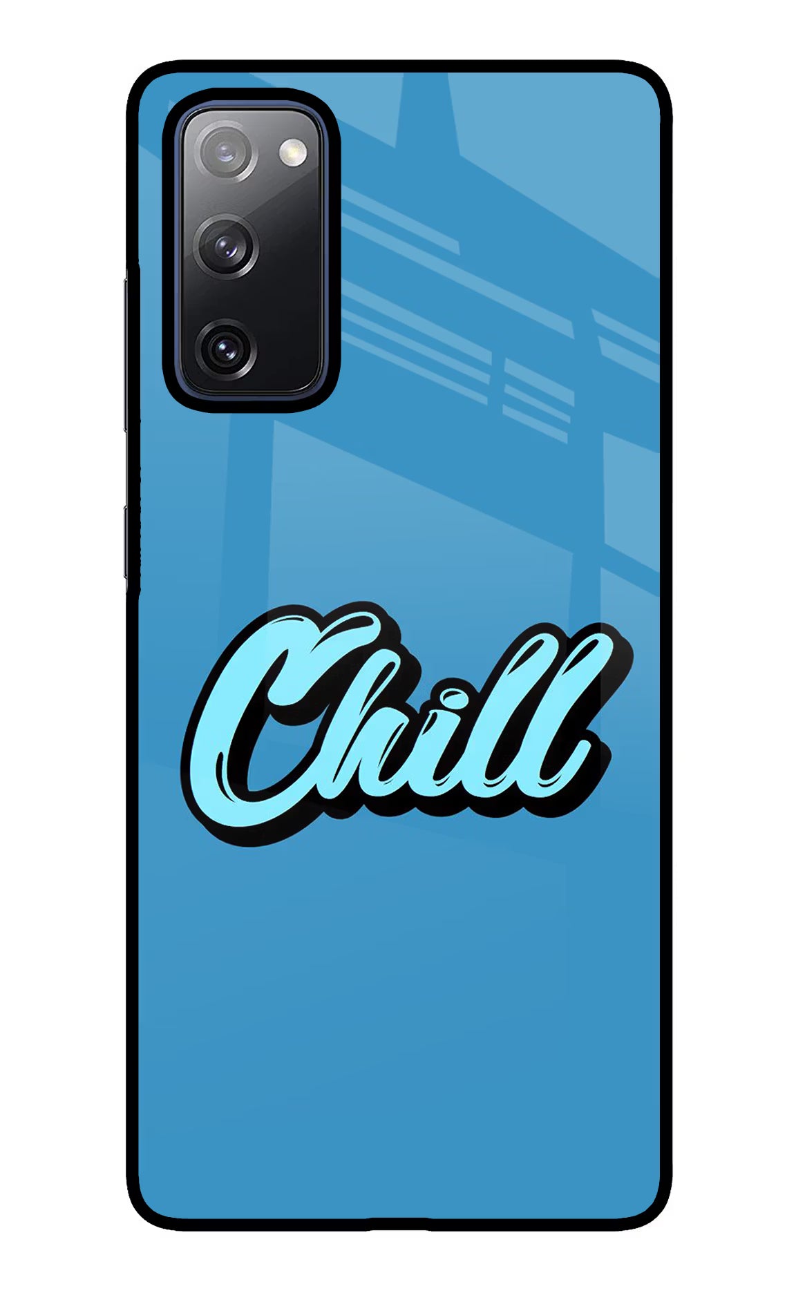 Chill Samsung S20 FE Glass Case Back Cover by Casekaro
