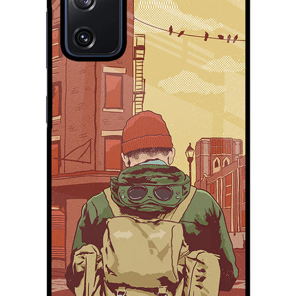 Adventurous Samsung S20 FE Glass Case Back Cover by Casekaro